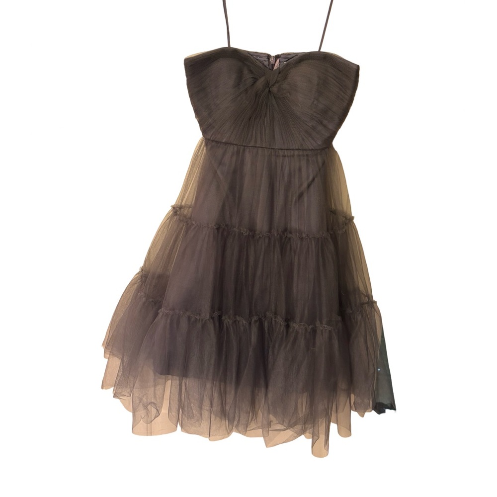 Va Et Vien Strapless Tulle Dress